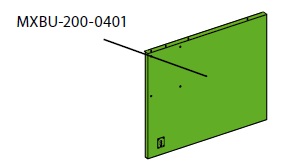 Ізоляція правої сторони TXN380 - MXBU-200-0401-RAL6018